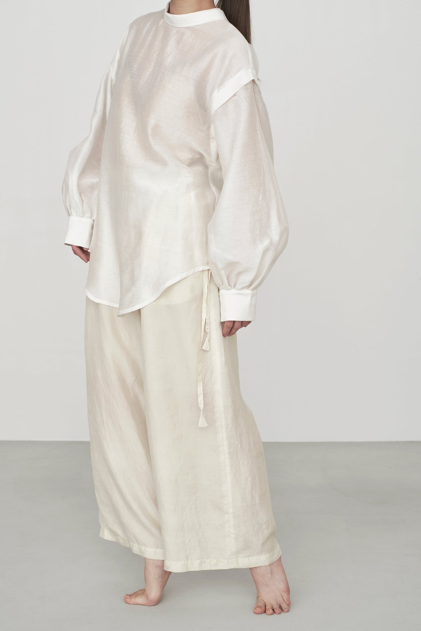 STANDARD / cotton silk | LITTLE COLLAR BLOUSE