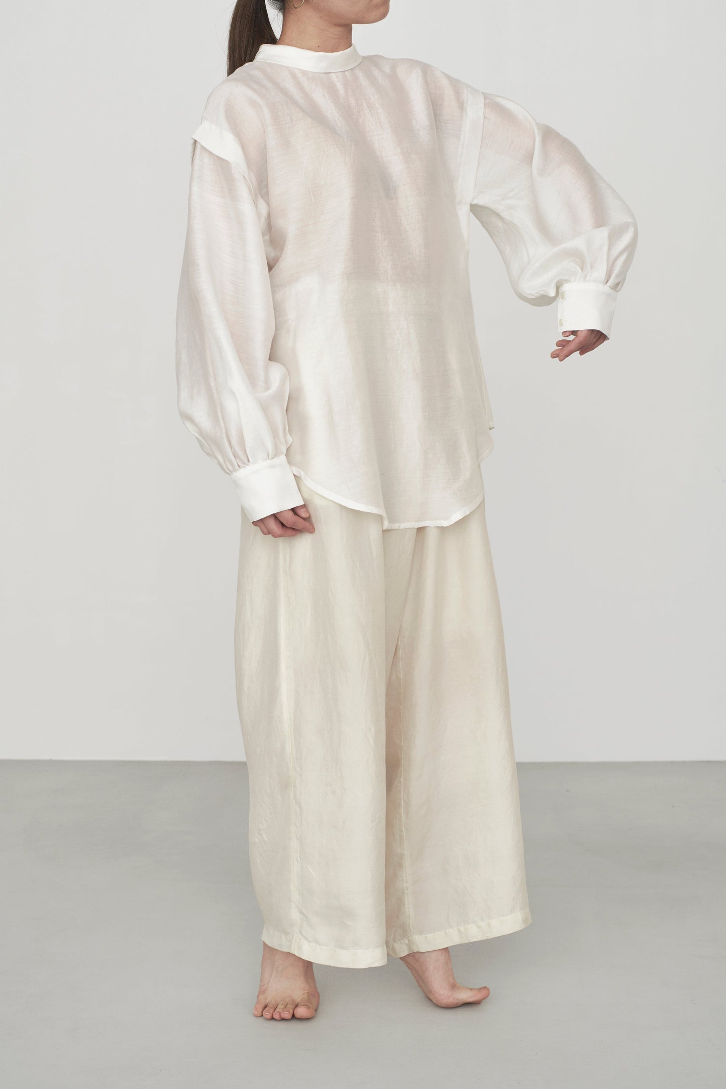 STANDARD / cotton silk | LITTLE COLLAR BLOUSE
