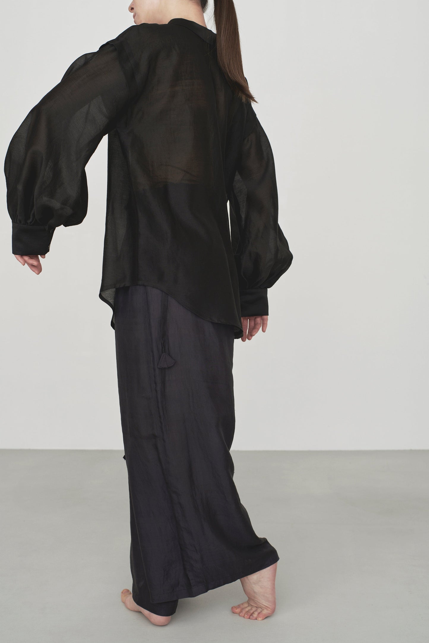 STANDARD / cotton silk | LITTLE COLLAR BLOUSE