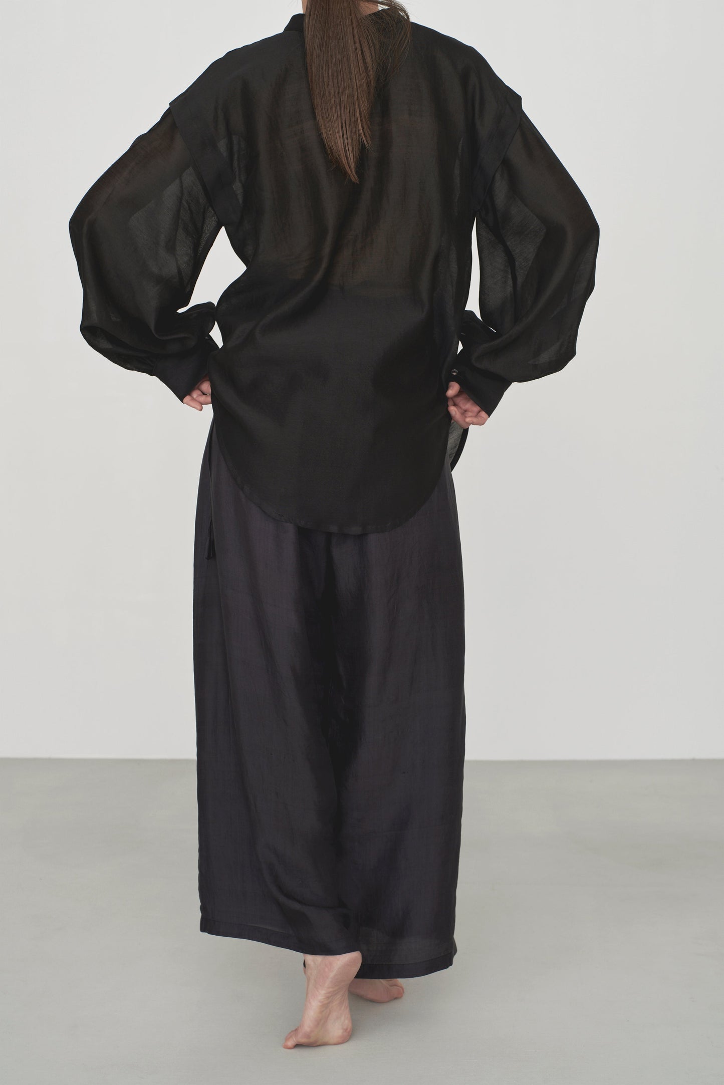 STANDARD / cotton silk | LITTLE COLLAR BLOUSE