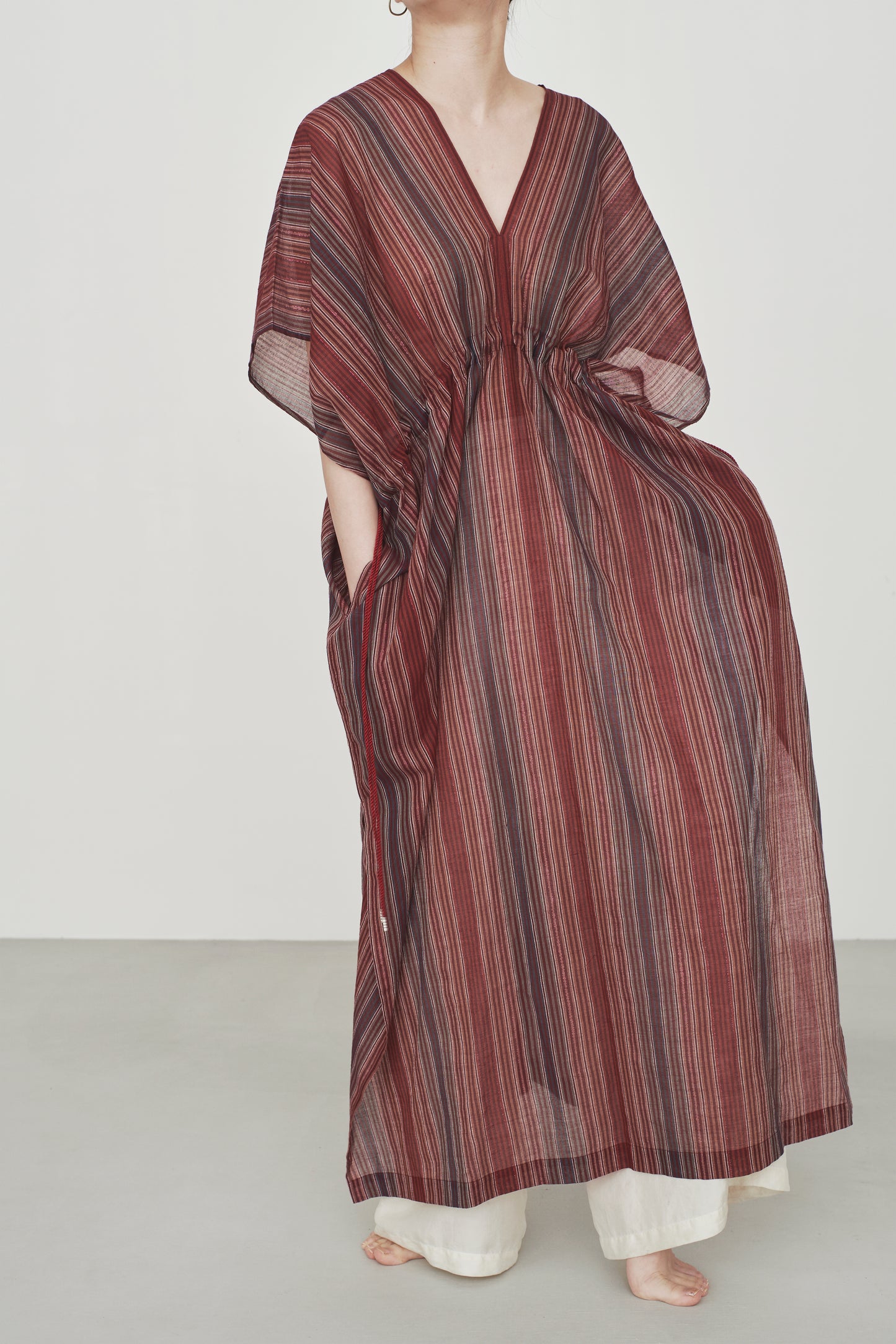 INDIA DEAD STOCK FABRIC | NEO KAFTAN DRESS