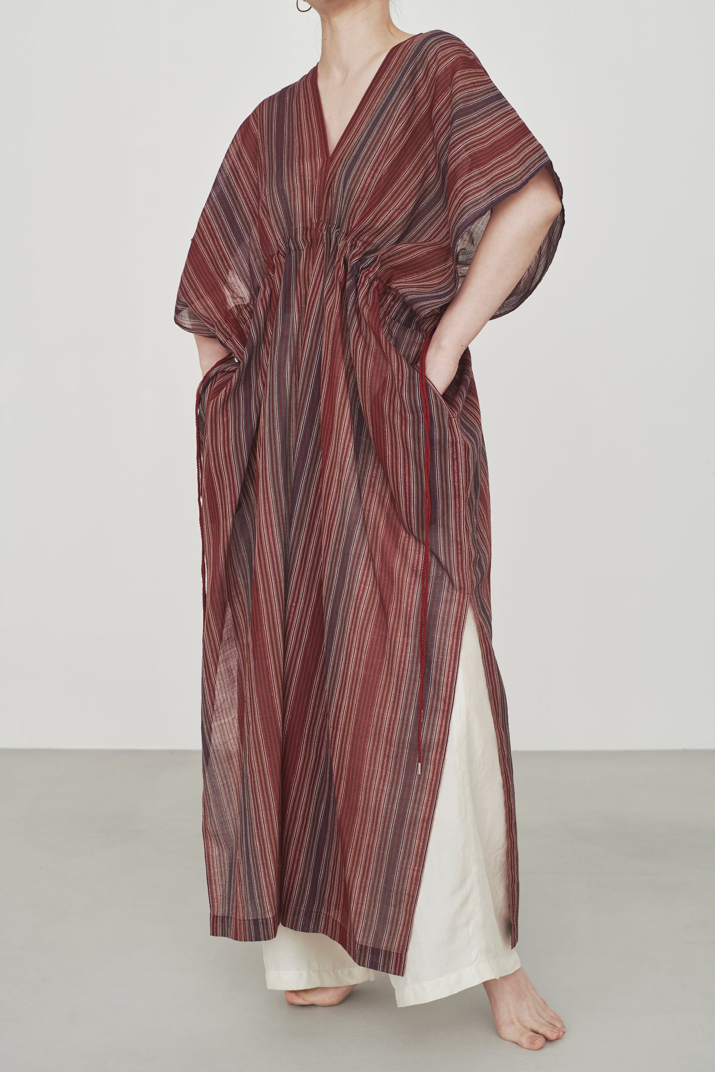 INDIA DEAD STOCK FABRIC | NEO KAFTAN DRESS