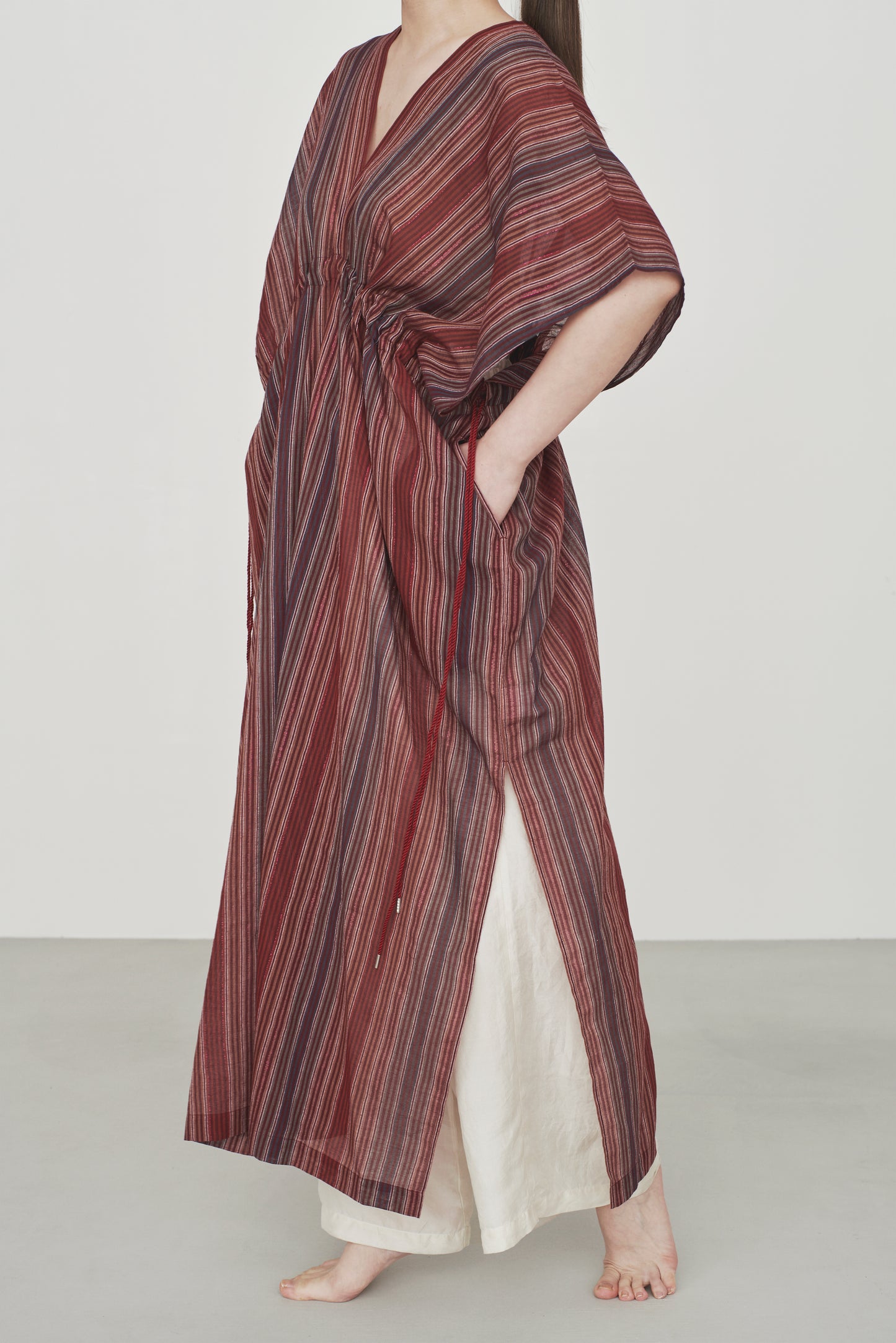 INDIA DEAD STOCK FABRIC | NEO KAFTAN DRESS