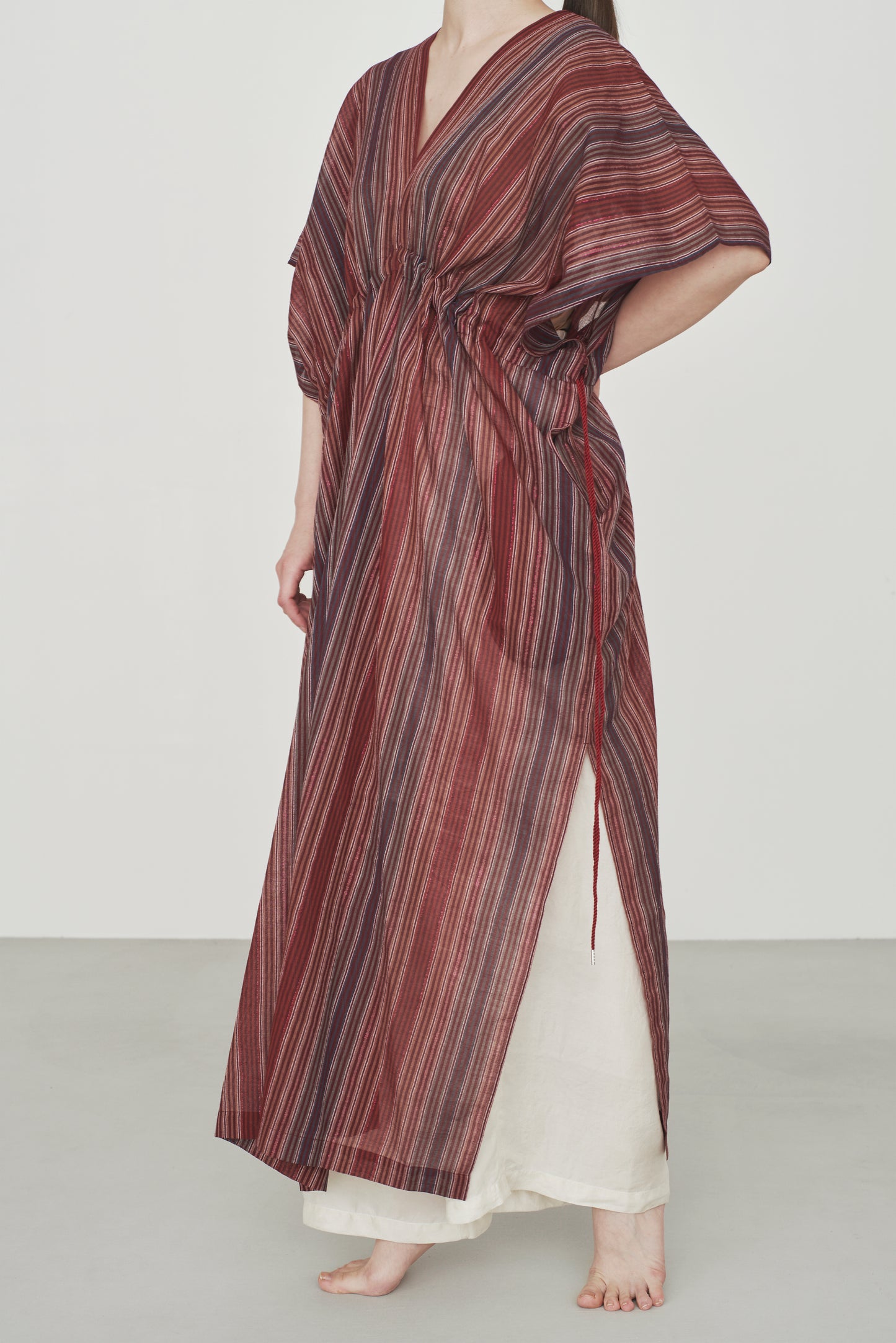 INDIA DEAD STOCK FABRIC | NEO KAFTAN DRESS