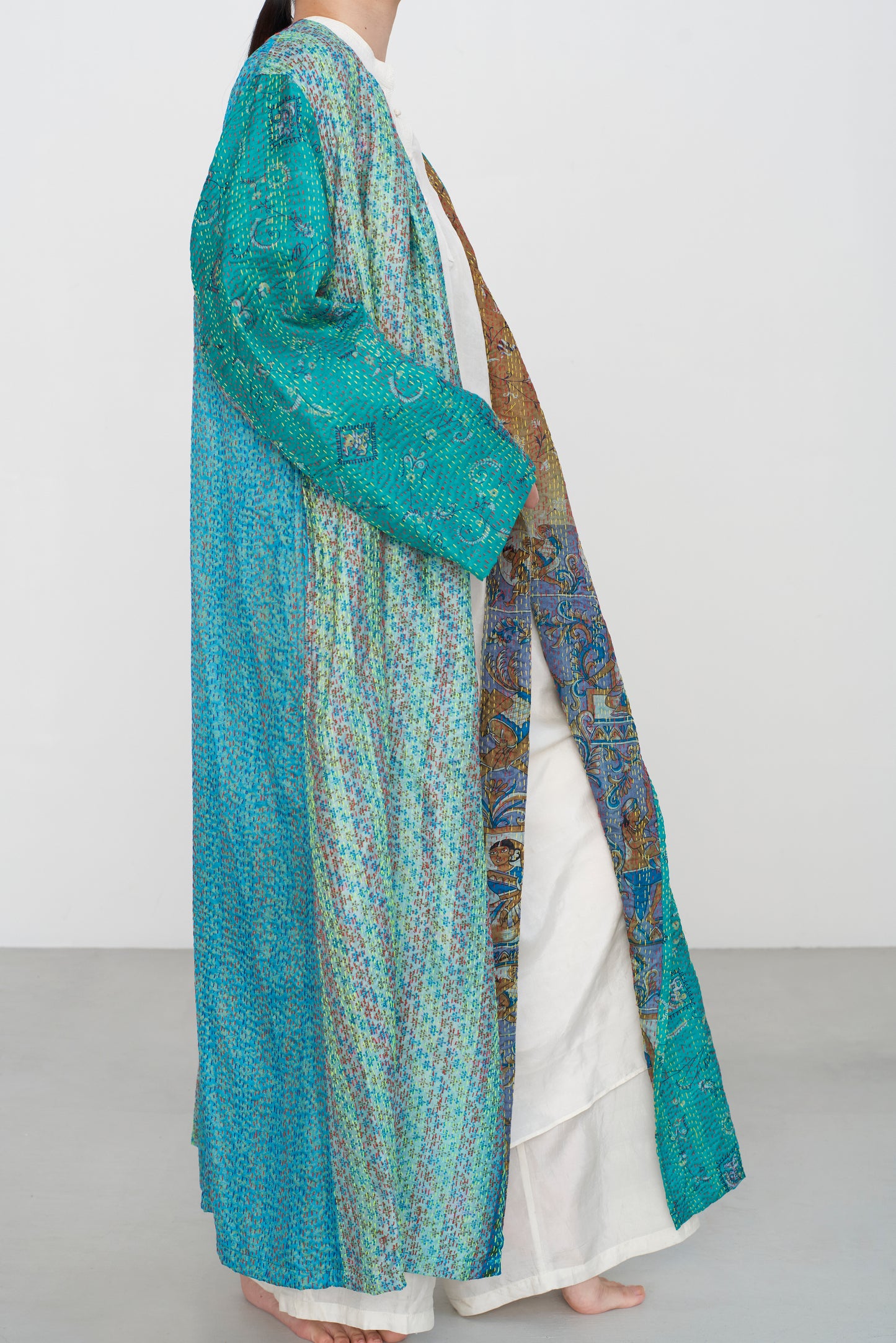 NEO KANTHA|NO COLLAR ROBE