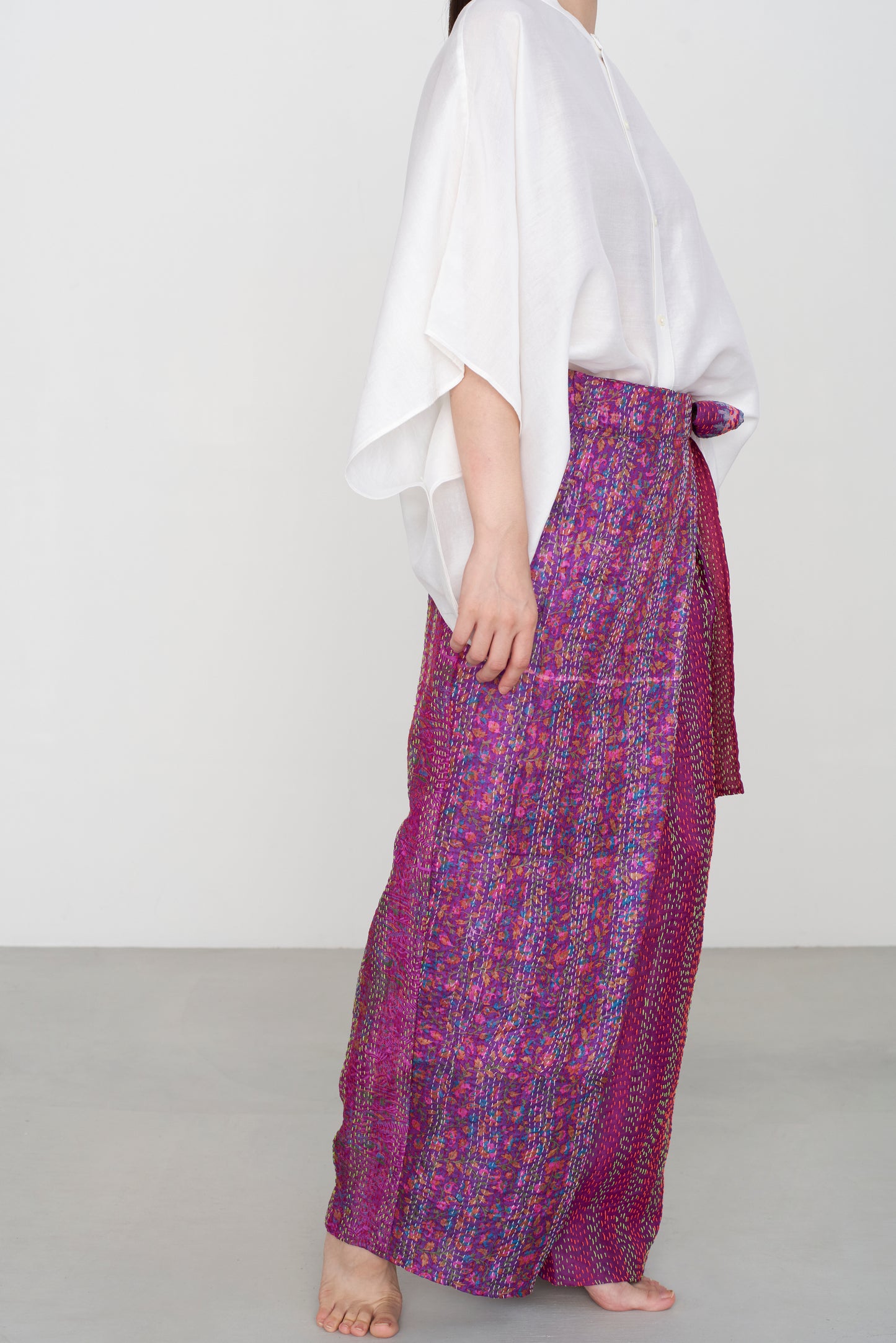 KANTHA|WRAP PANTS