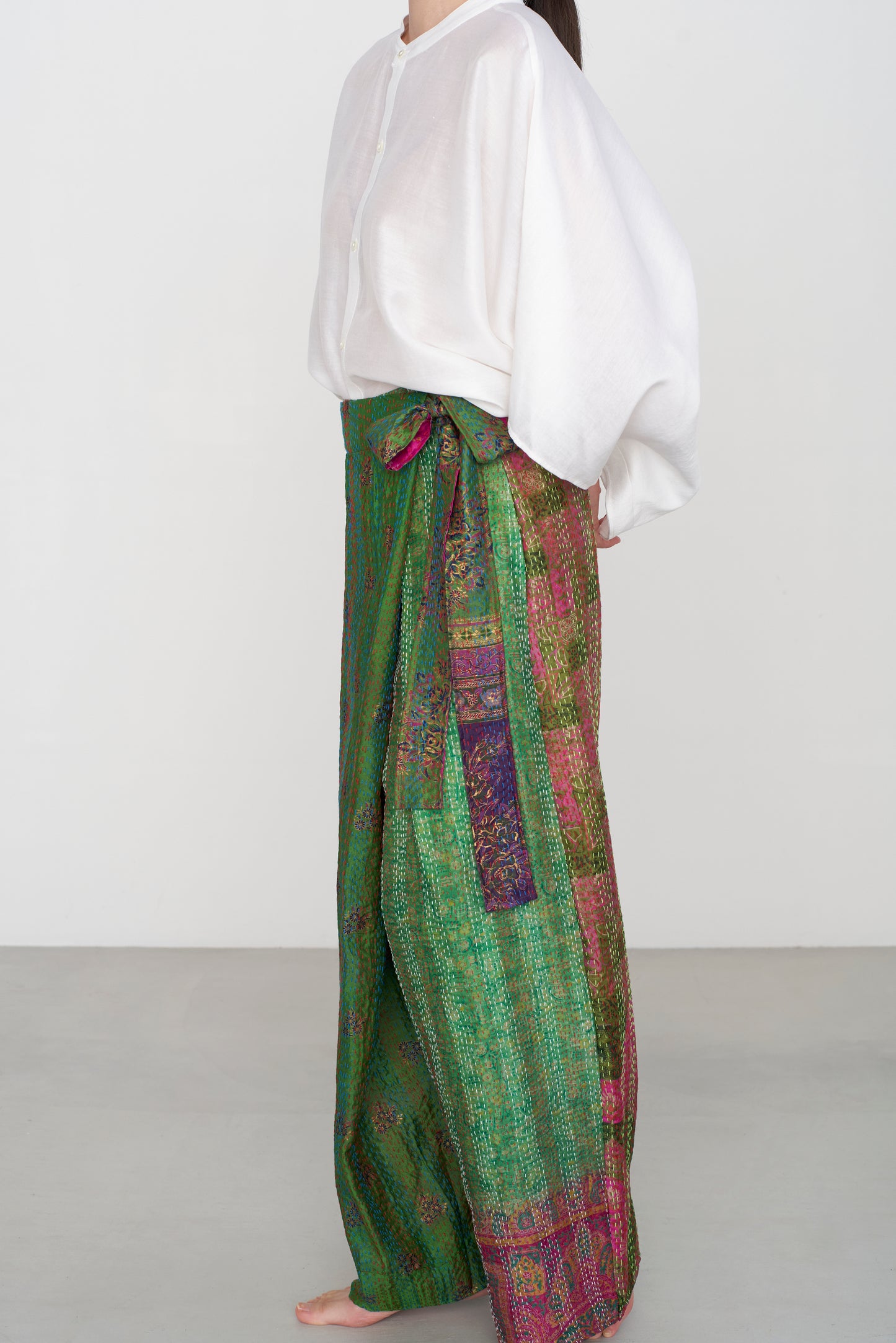 KANTHA|WRAP PANTS