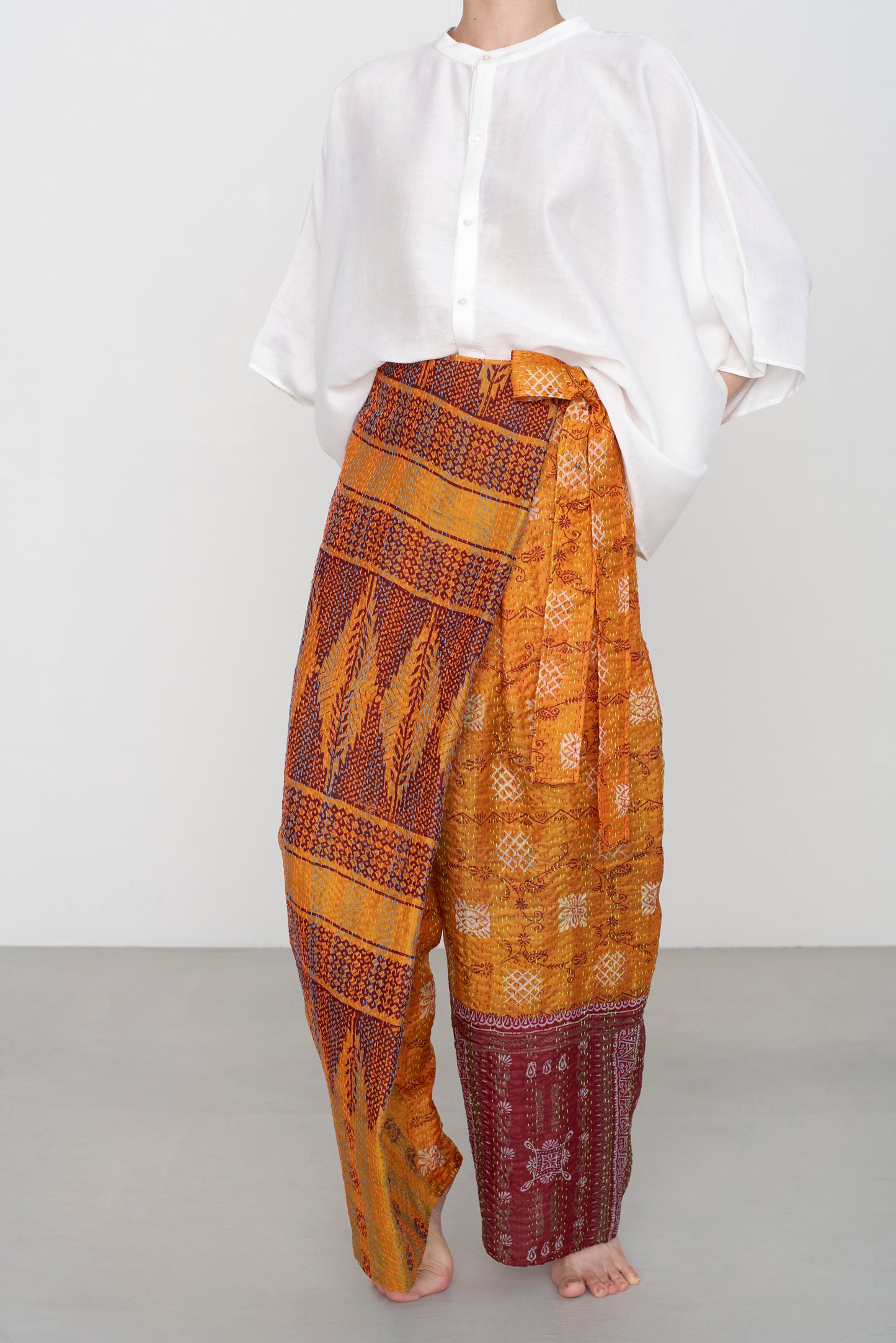 KANTHA|WRAP PANTS