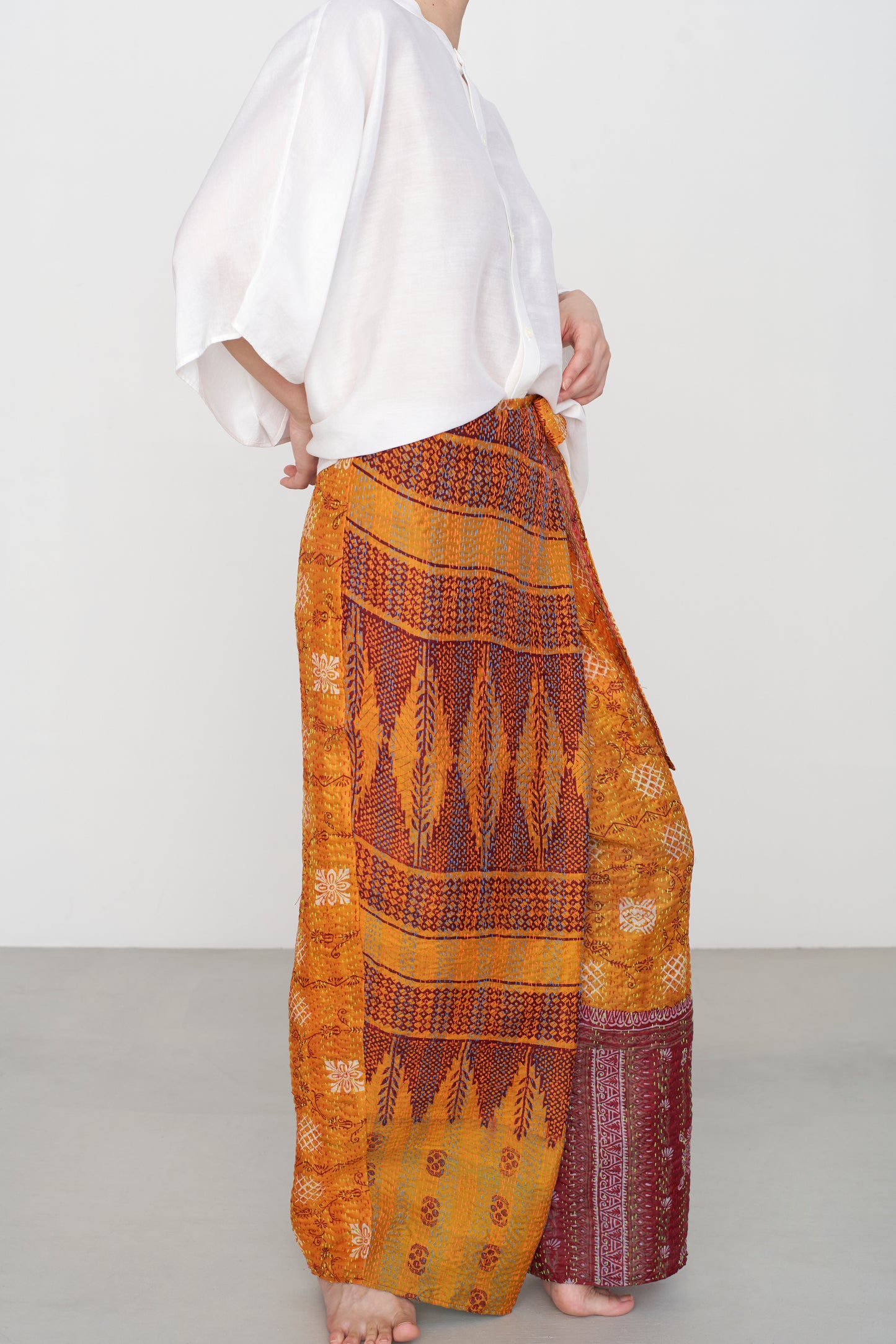 KANTHA|WRAP PANTS