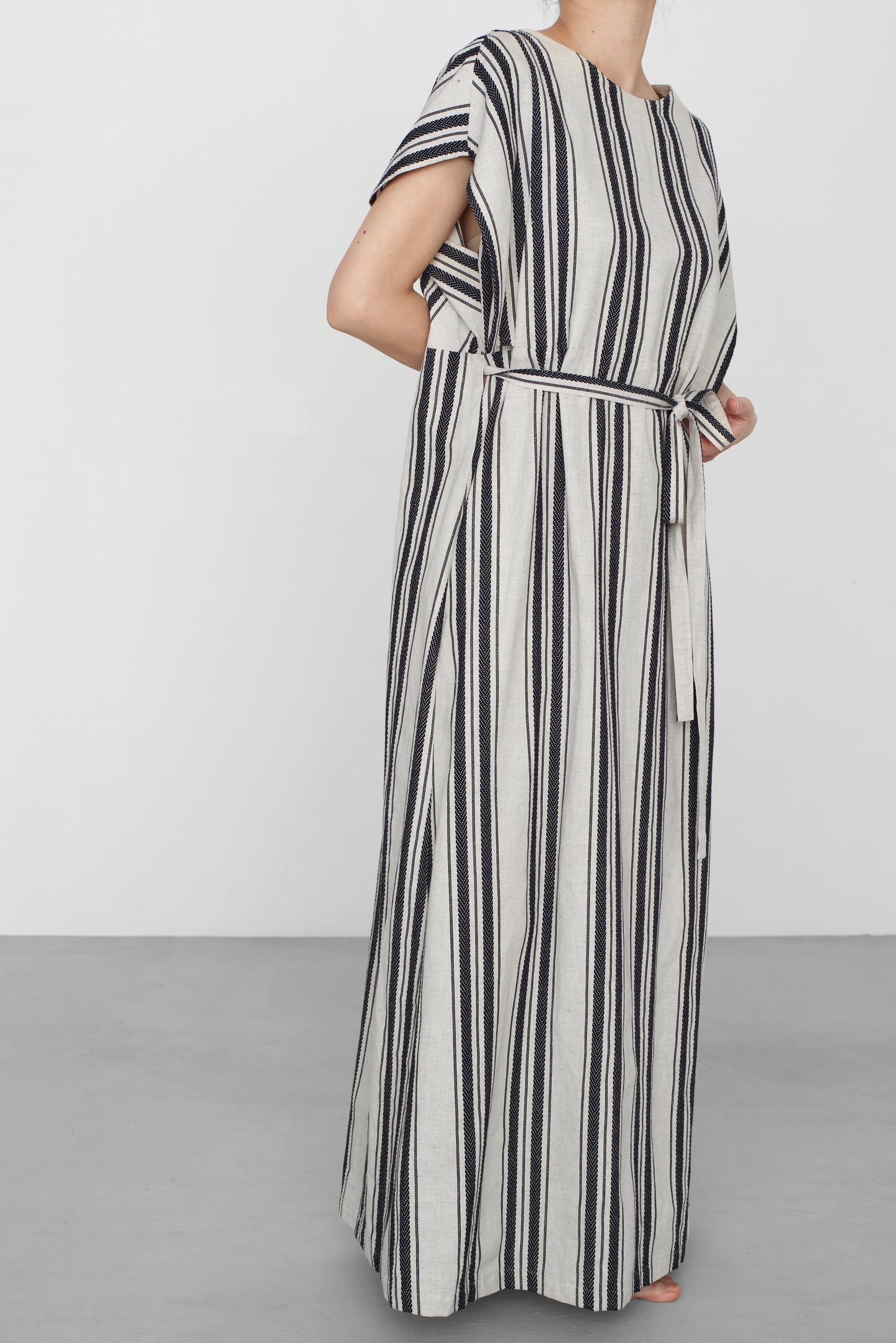 STANDARD / native stripe | APRON DRESS