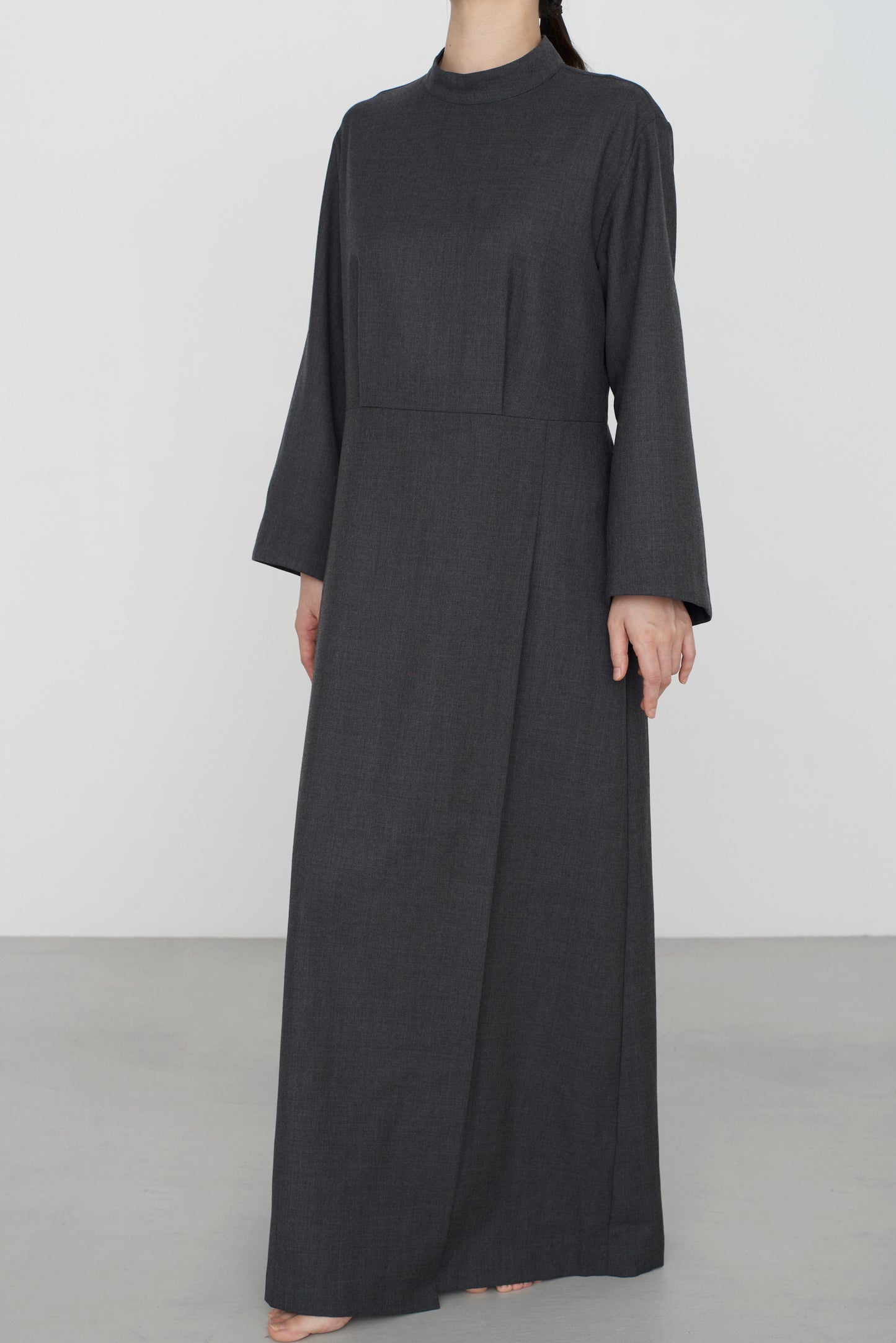 FOR / classical wool | HOU DRESS charcoal gray