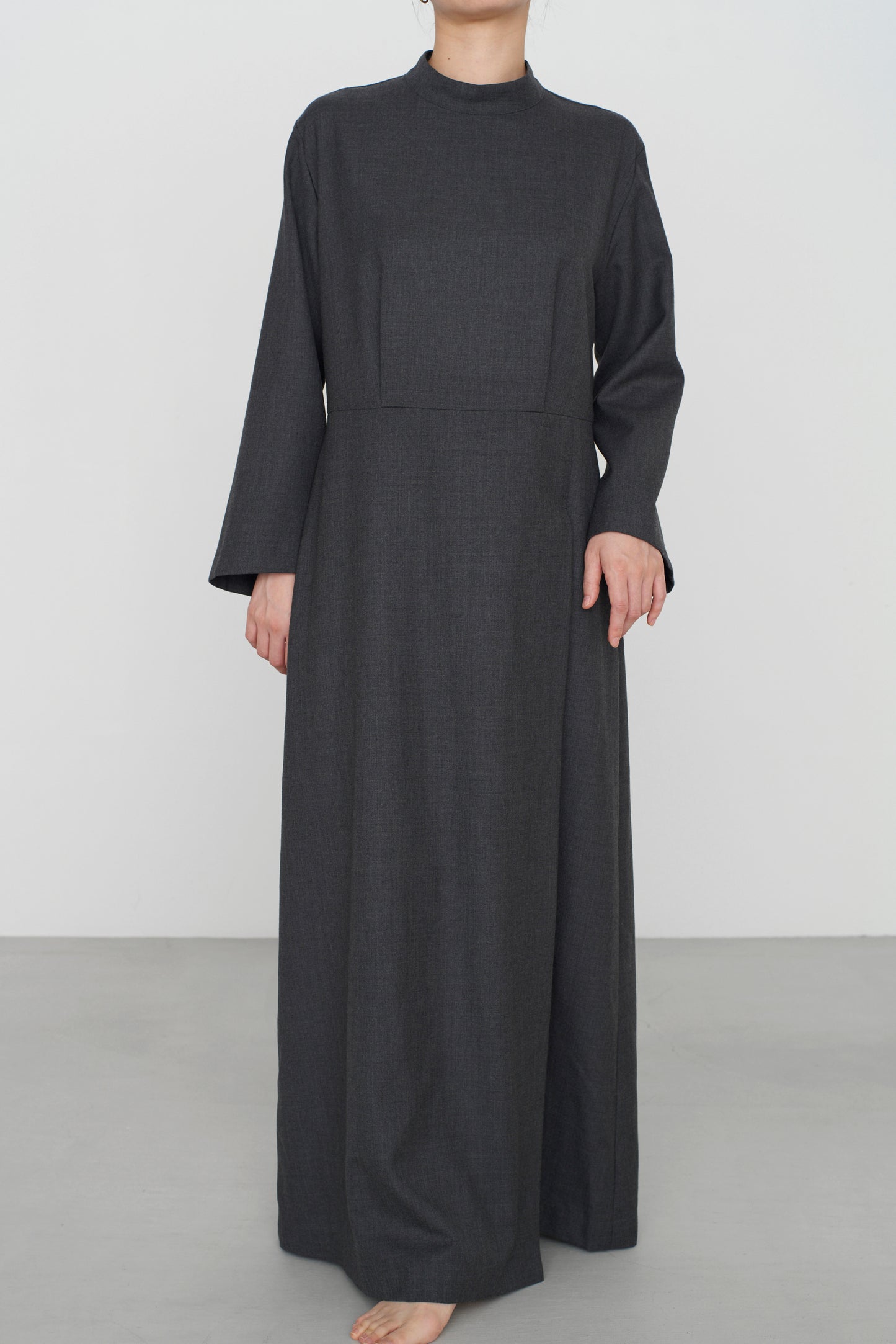FOR / classical wool | HOU DRESS charcoal gray