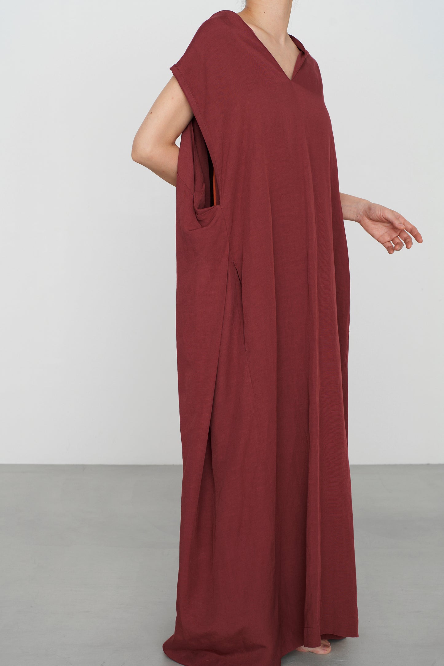 FOR / classical rayon | PARANJA burgundy