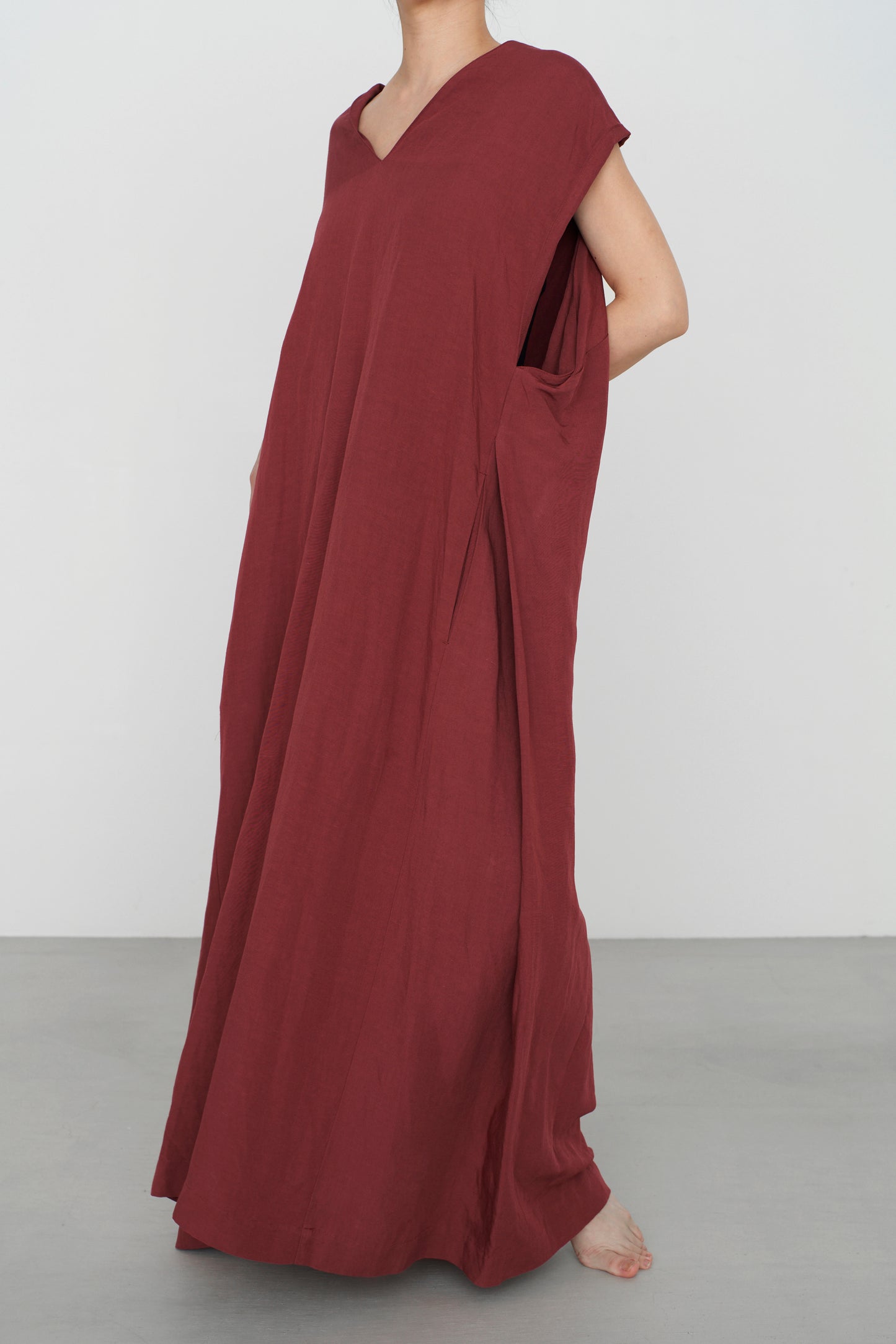 FOR / classical rayon | PARANJA burgundy