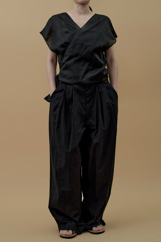 《 pre-order 》STANDARD / dump | TUCK WIDE PANTS