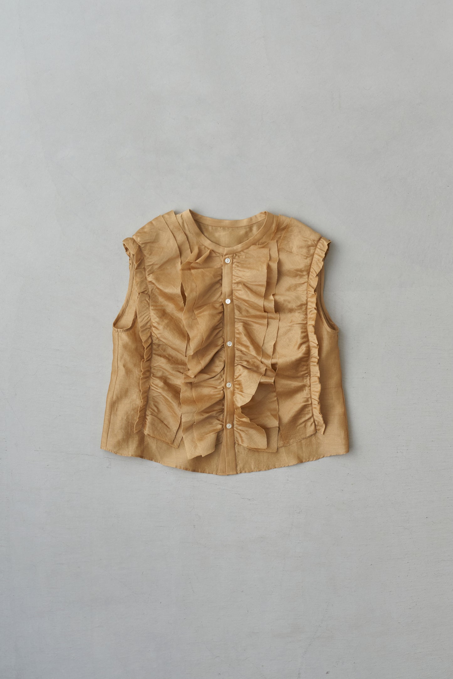 STANDARD / chanderi silk | BIRD BLOUSE camel