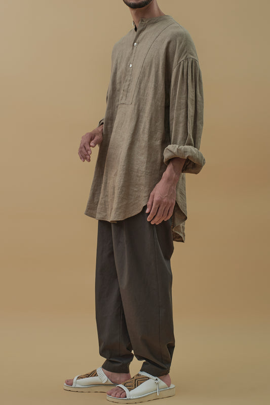 《 pre-order 》STANDARD / linen | ANCIENT SHIRTS sand