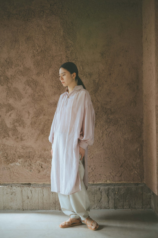 ANCIENT LONG SHIRTS|botanical dye color by Hljóð