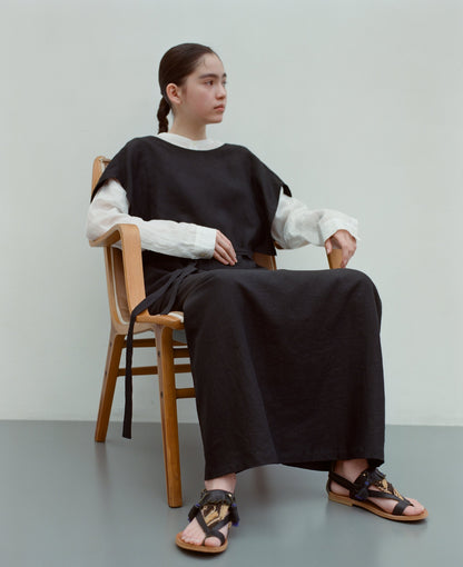 STANDARD / cotton linen | APRON DRESS