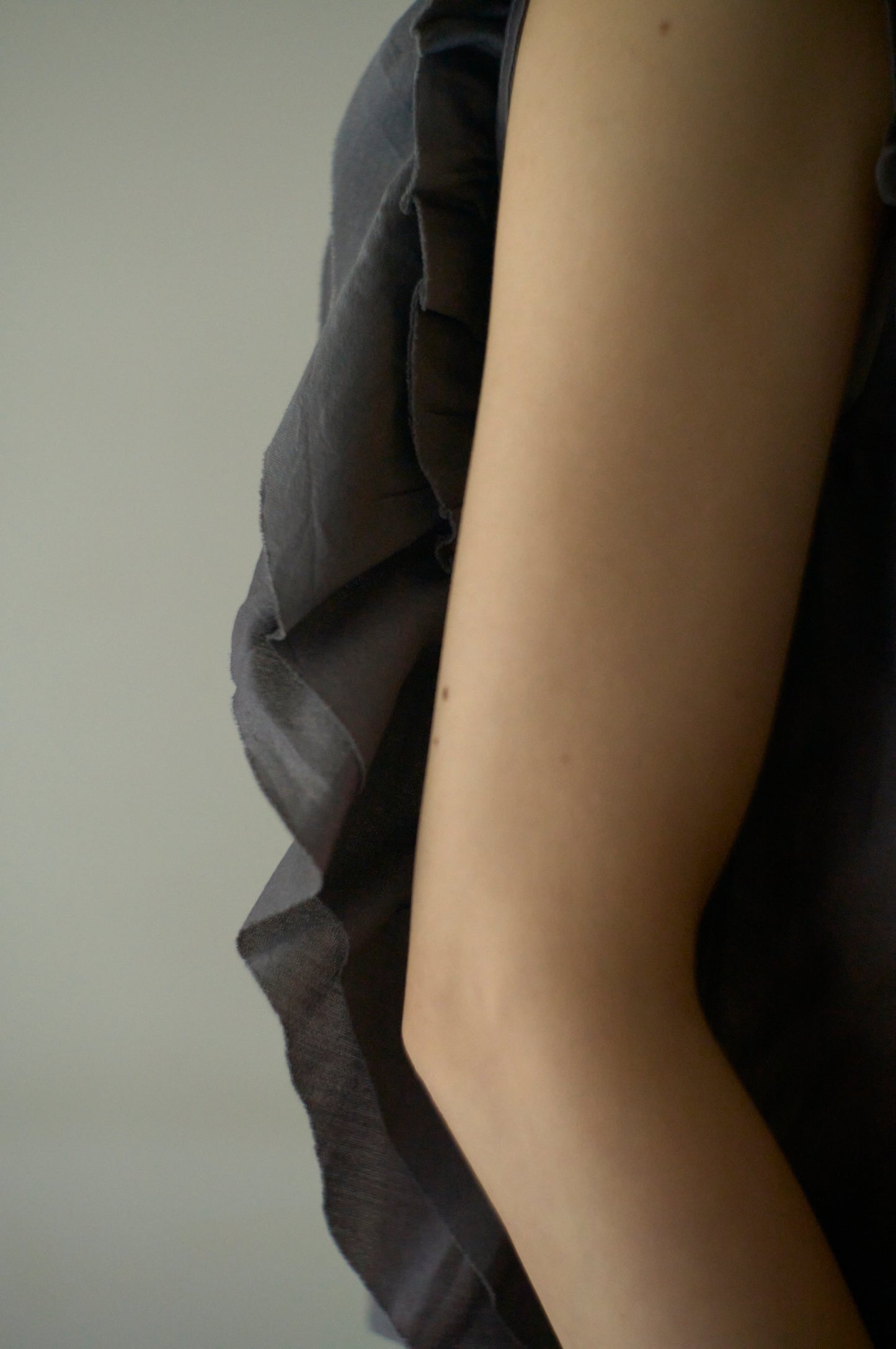 STANDARD / chanderi silk | BIRD BLOUSE gray
