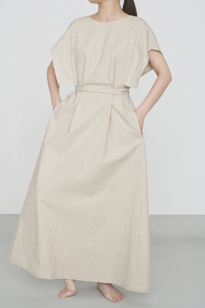 STANDARD / cotton linen | APRON DRESS