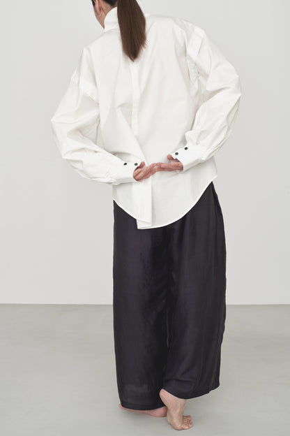 STANDARD / typewriter | HIGH COLLAR BLOUSE