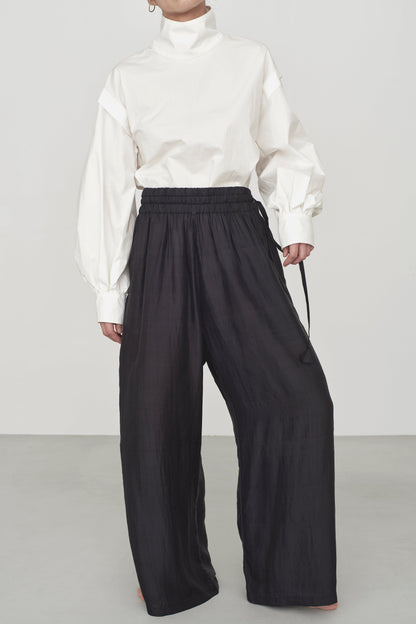 STANDARD / typewriter | HIGH COLLAR BLOUSE