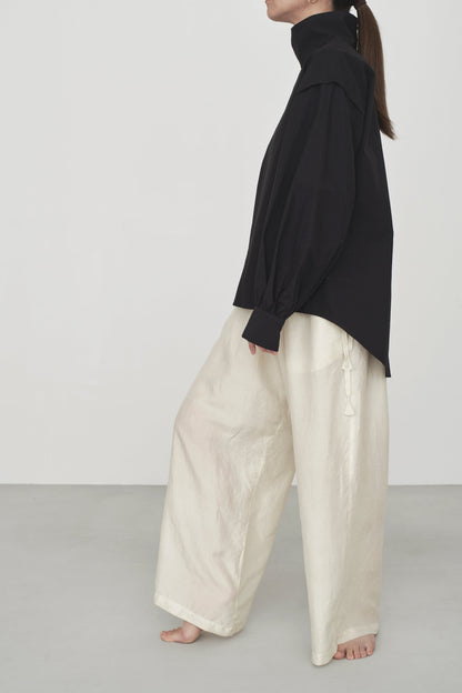 STANDARD / typewriter | HIGH COLLAR BLOUSE