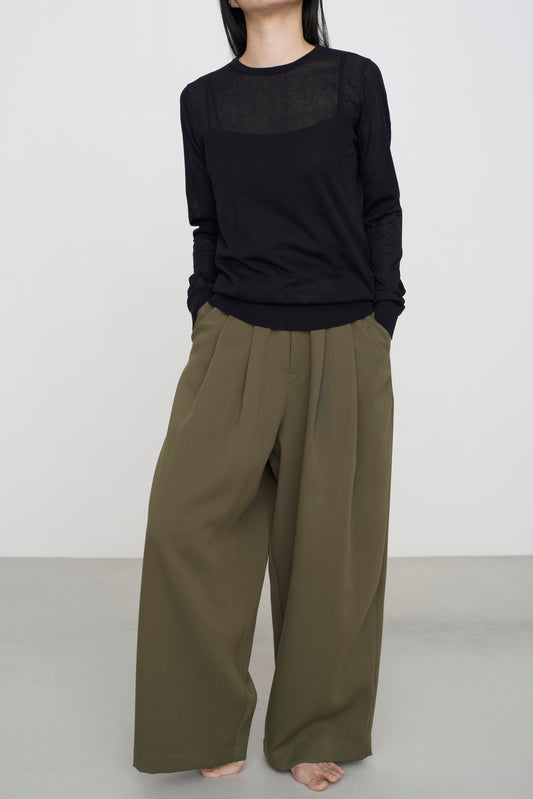 SKIN KNIT | LONG SLEEVE black