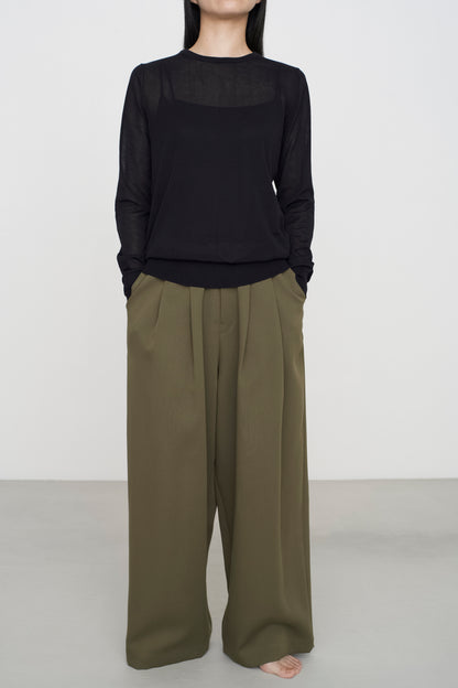 SKIN KNIT | LONG SLEEVE black