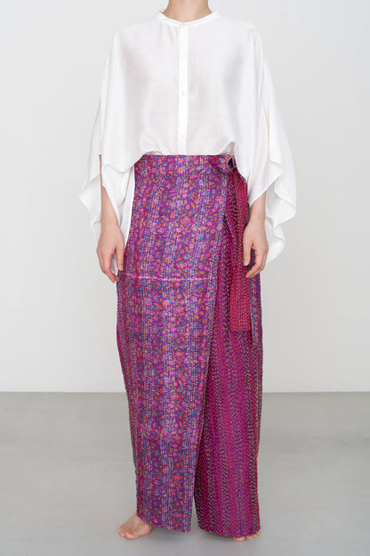 KANTHA｜WRAP PANTS