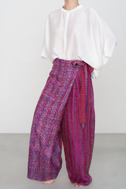 KANTHA｜WRAP PANTS