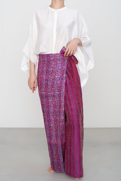 KANTHA｜WRAP PANTS