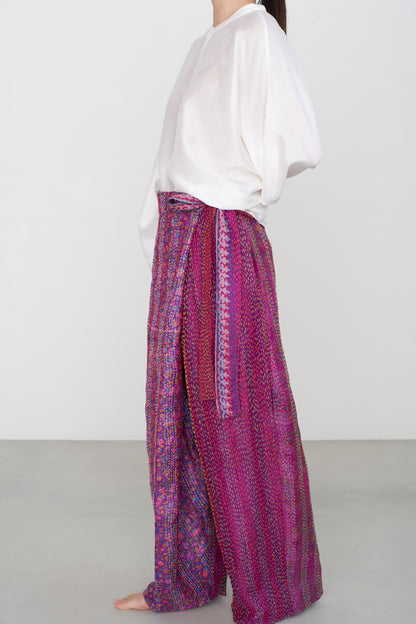 KANTHA｜WRAP PANTS
