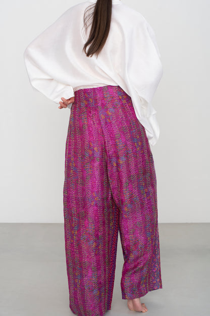 KANTHA｜WRAP PANTS