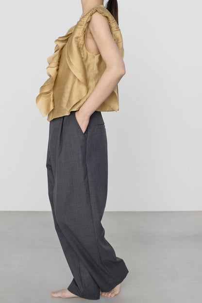 STANDARD / chanderi silk | BIRD BLOUSE camel