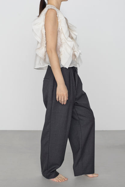 STANDARD / chanderi silk | BIRD BLOUSE white