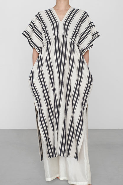 STANDARD / native stripe | NEO KAFTAN DRESS