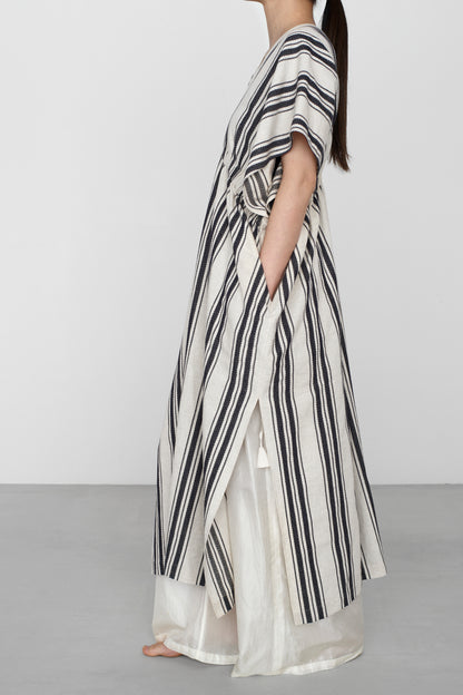STANDARD / native stripe | NEO KAFTAN DRESS
