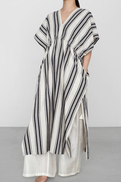 STANDARD / native stripe | NEO KAFTAN DRESS