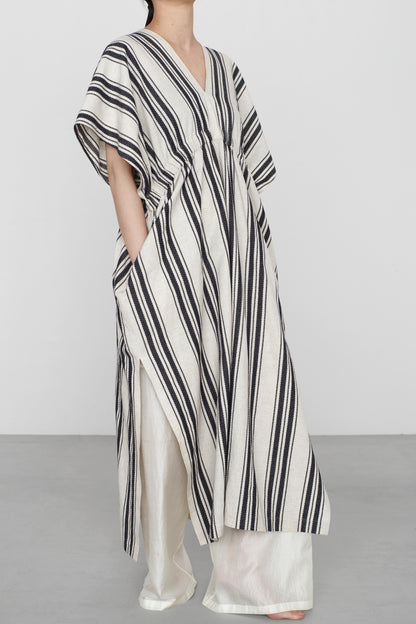 STANDARD / native stripe | NEO KAFTAN DRESS