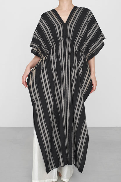 STANDARD / native stripe | NEO KAFTAN DRESS