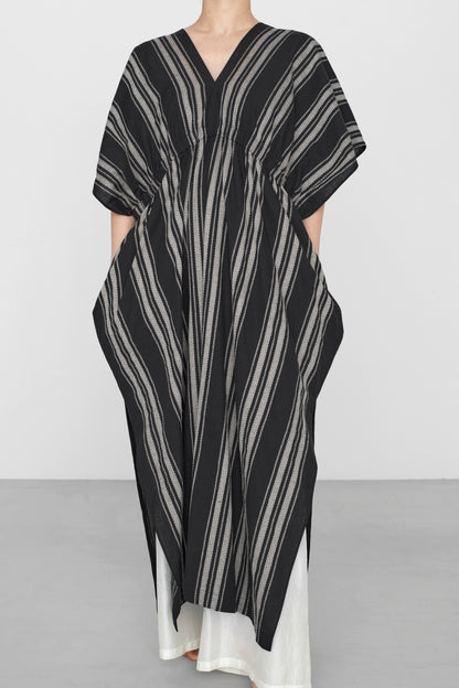 STANDARD / native stripe | NEO KAFTAN DRESS