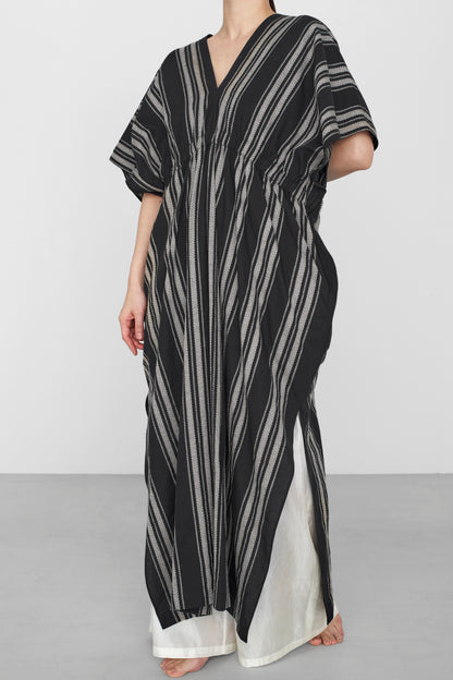 STANDARD / native stripe | NEO KAFTAN DRESS