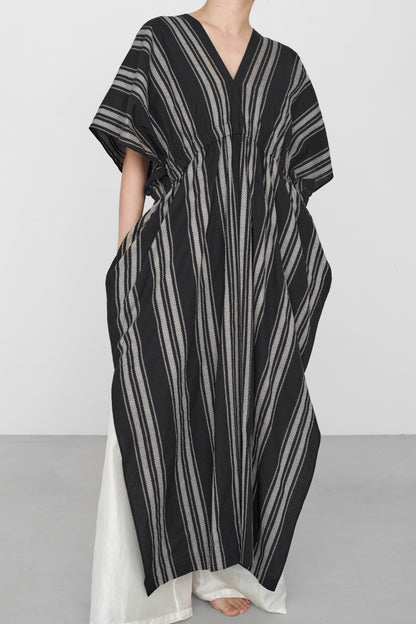 STANDARD / native stripe | NEO KAFTAN DRESS