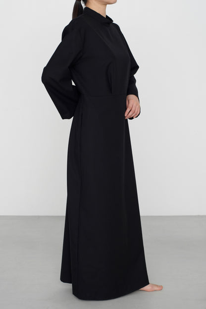 FOR / classical wool |  HOU DRESS black
