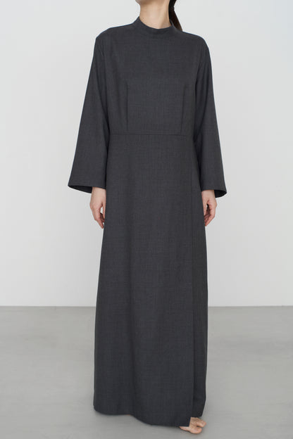 FOR / classical wool |  HOU DRESS charcoal gray