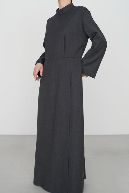 FOR / classical wool |  HOU DRESS charcoal gray