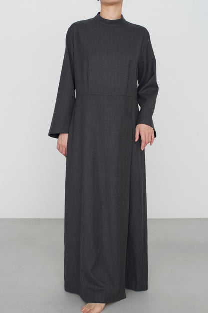 FOR / classical wool |  HOU DRESS charcoal gray
