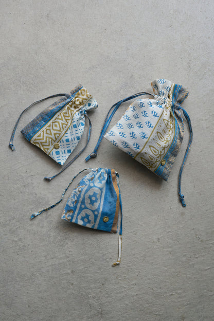 LIMITED BLOCK PRINT | DRAWSTRING POUCH 3